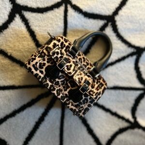 Dr. Martens leopard mini top handle bag